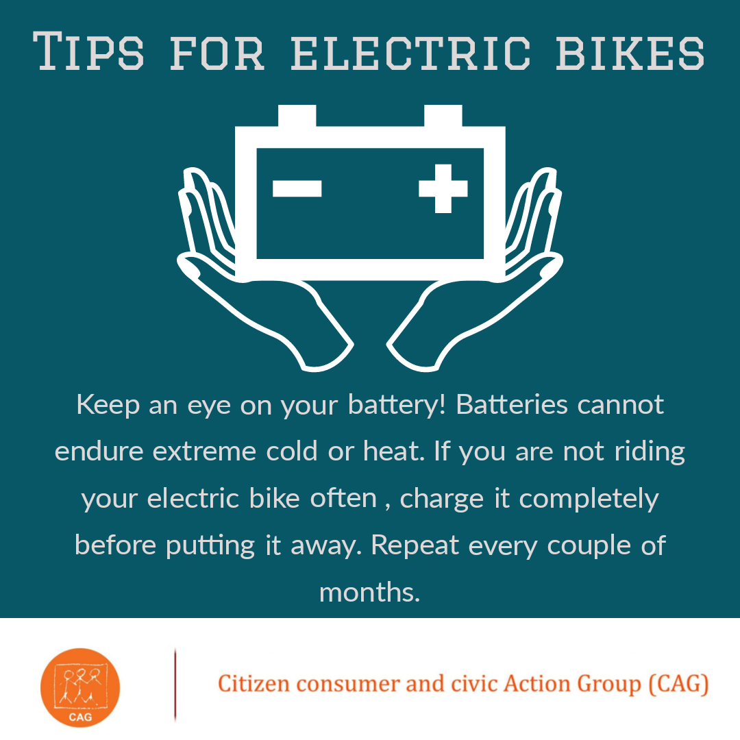 EBikes Check you battery CAG
